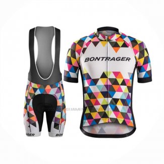 2016 Abbigliamento Ciclismo Trek Bontrager Nero Bianco Manica Corta e Salopette