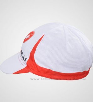 2012 Castelli Cappello Ciclismo Bianco e Rosso.Jpg