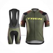 2016 Abbigliamento Ciclismo Trek Bontrager Vede Militare Manica Corta e Salopette