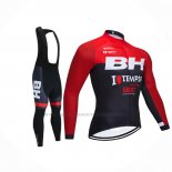 2021 Abbigliamento Ciclismo BH Templo Rosso Nero Manica Lunga e Salopette