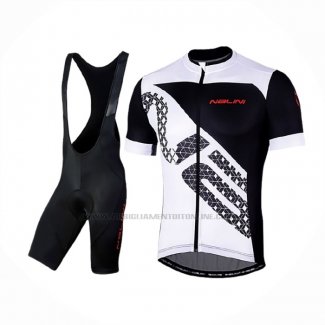 2019 Abbigliamento Ciclismo Nalini Volata 2.0 Nero Bianco Manica Corta e Salopette