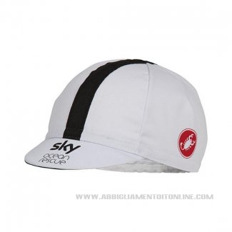 2018 Sky Cappello Ciclismo Bianco