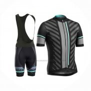 2016 Abbigliamento Ciclismo Trek Bontrager Nero Grigio Manica Corta e Salopette