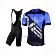 2019 Abbigliamento Ciclismo Nalini Volata 2.0 Nero Blu Manica Corta e Salopette